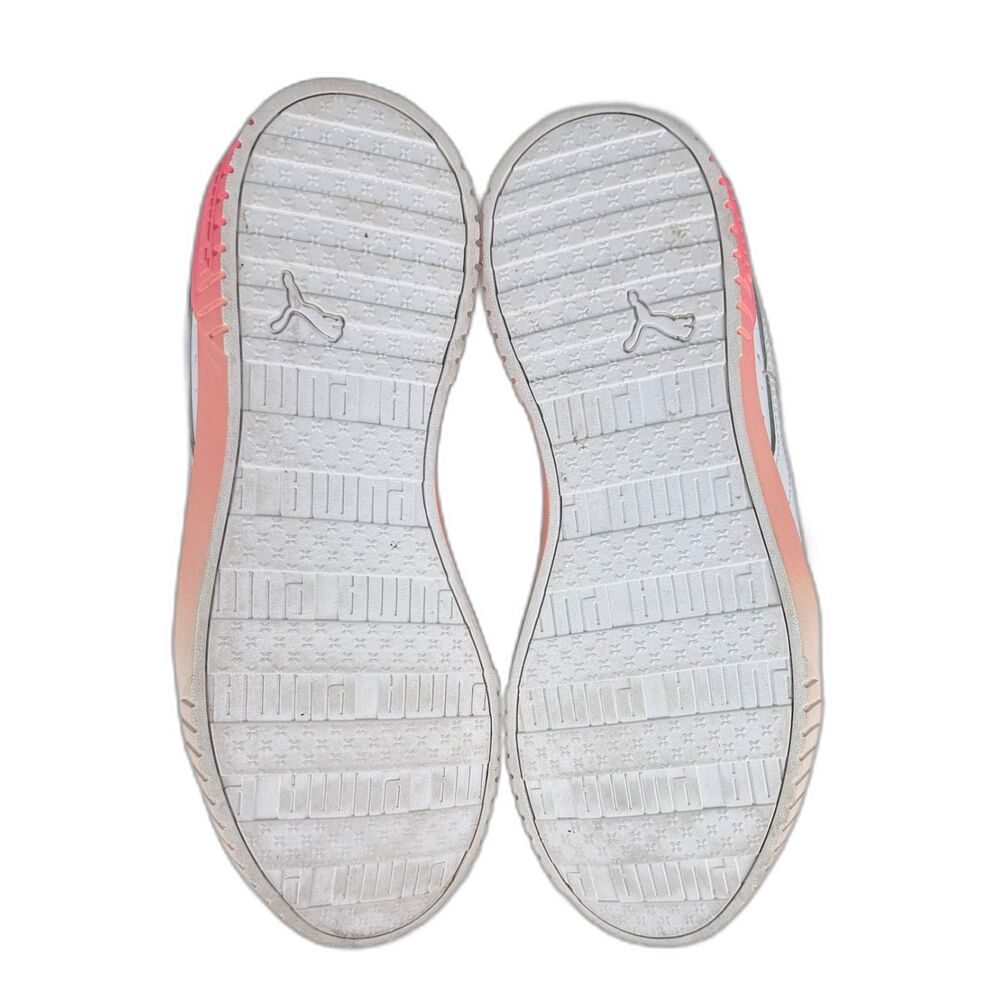 Puma Carina 2.0 Women’s 7 White Pink Platform Sneakers Casual Shoes - Picture 5 of 6